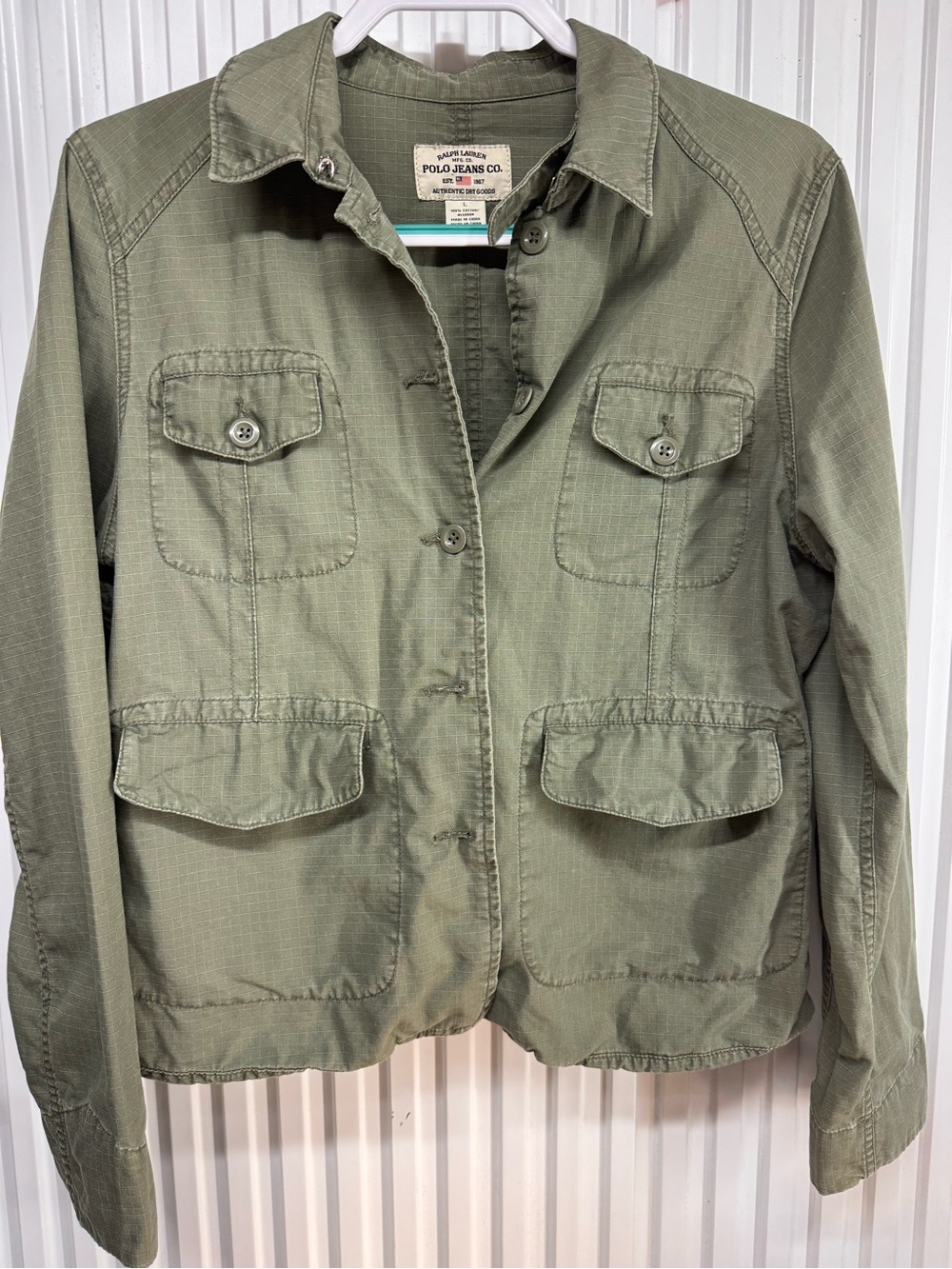 Polo by Ralph Lauren Olive Utility Field Jacket - Women's size Large